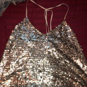 Hollister sequin tank